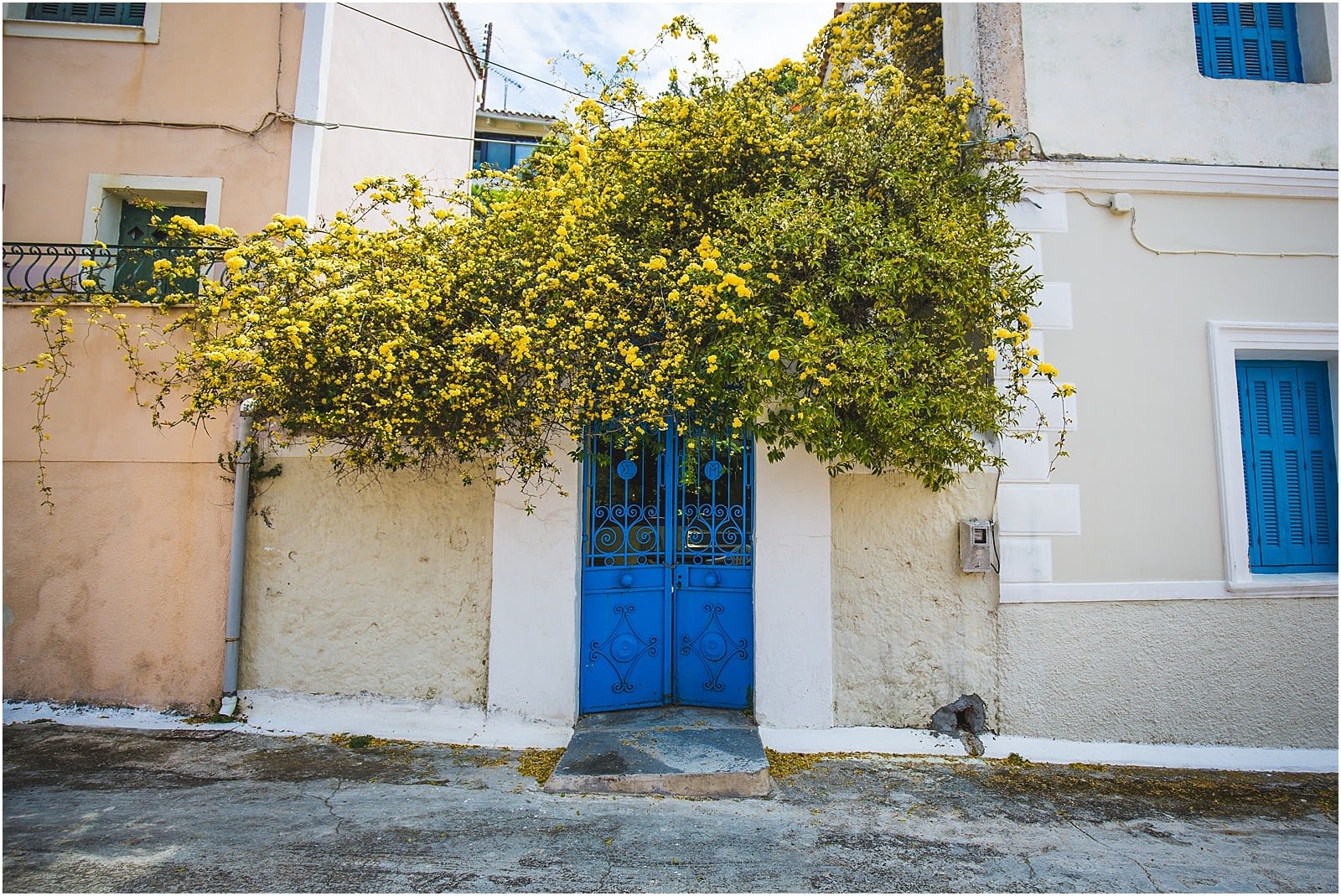 Greek Islands Blue Door