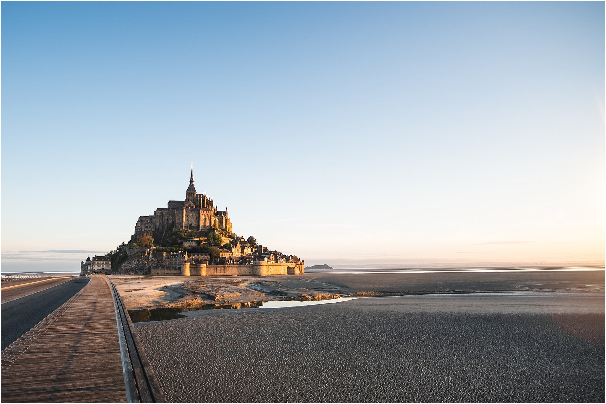 Mont Saint Michel in Normandy France